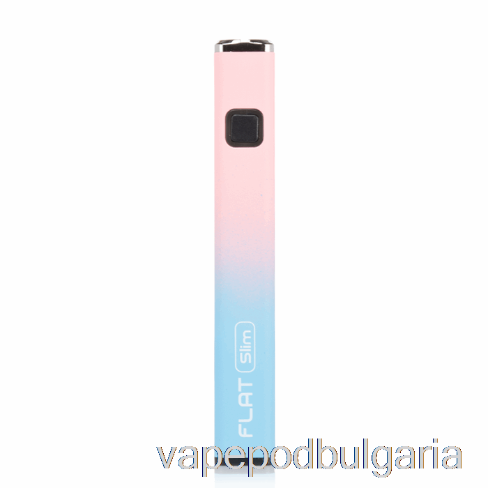 Vape Bulgaria Yocan Flat Slim 350mah батерия син розов
